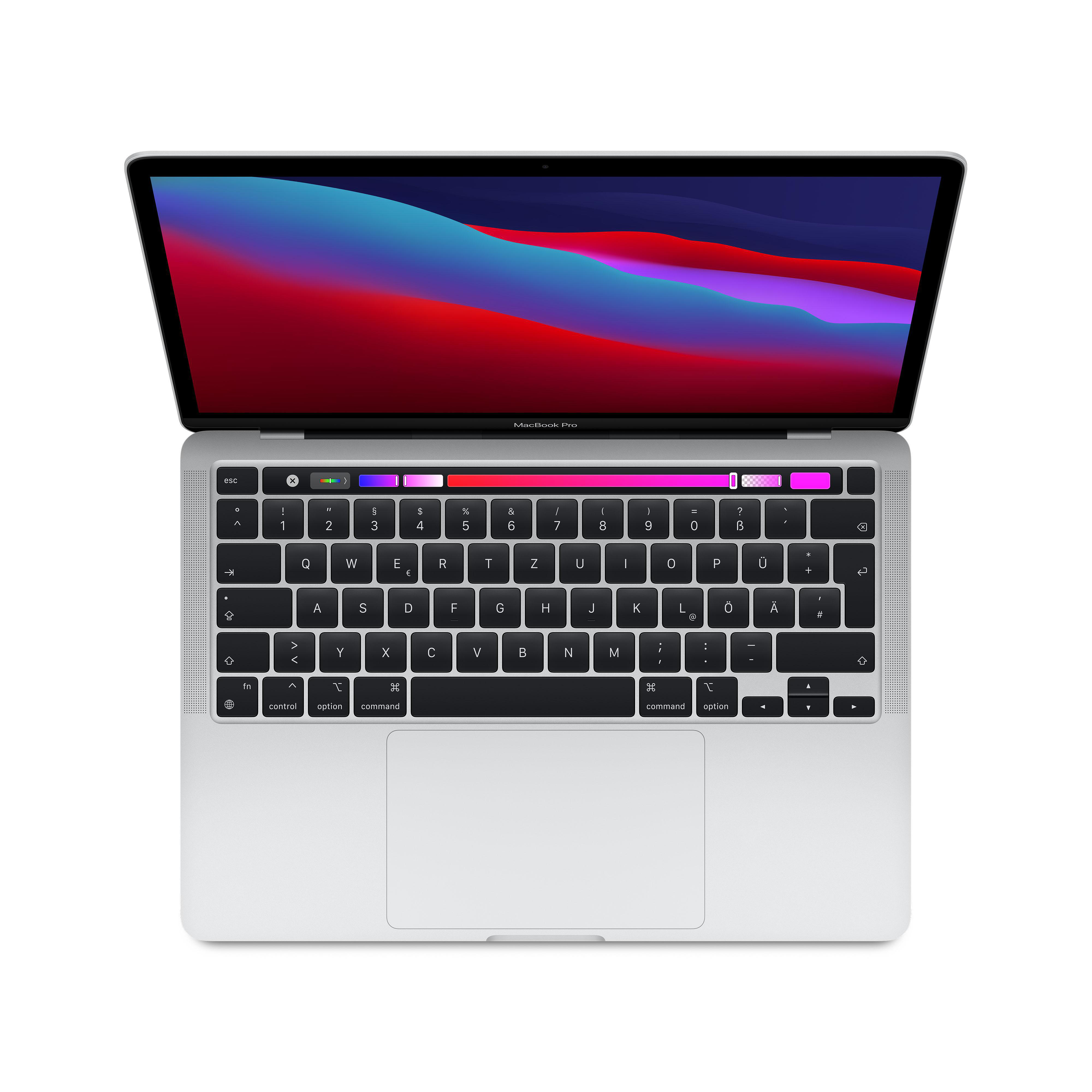 APPLE MacBook Pro (2020) MYDA2D/A, Notebook mit 13,3 Zoll Display, Apple M1 Prozessor, 8 GB RAM, 256 GB SSD, Silber