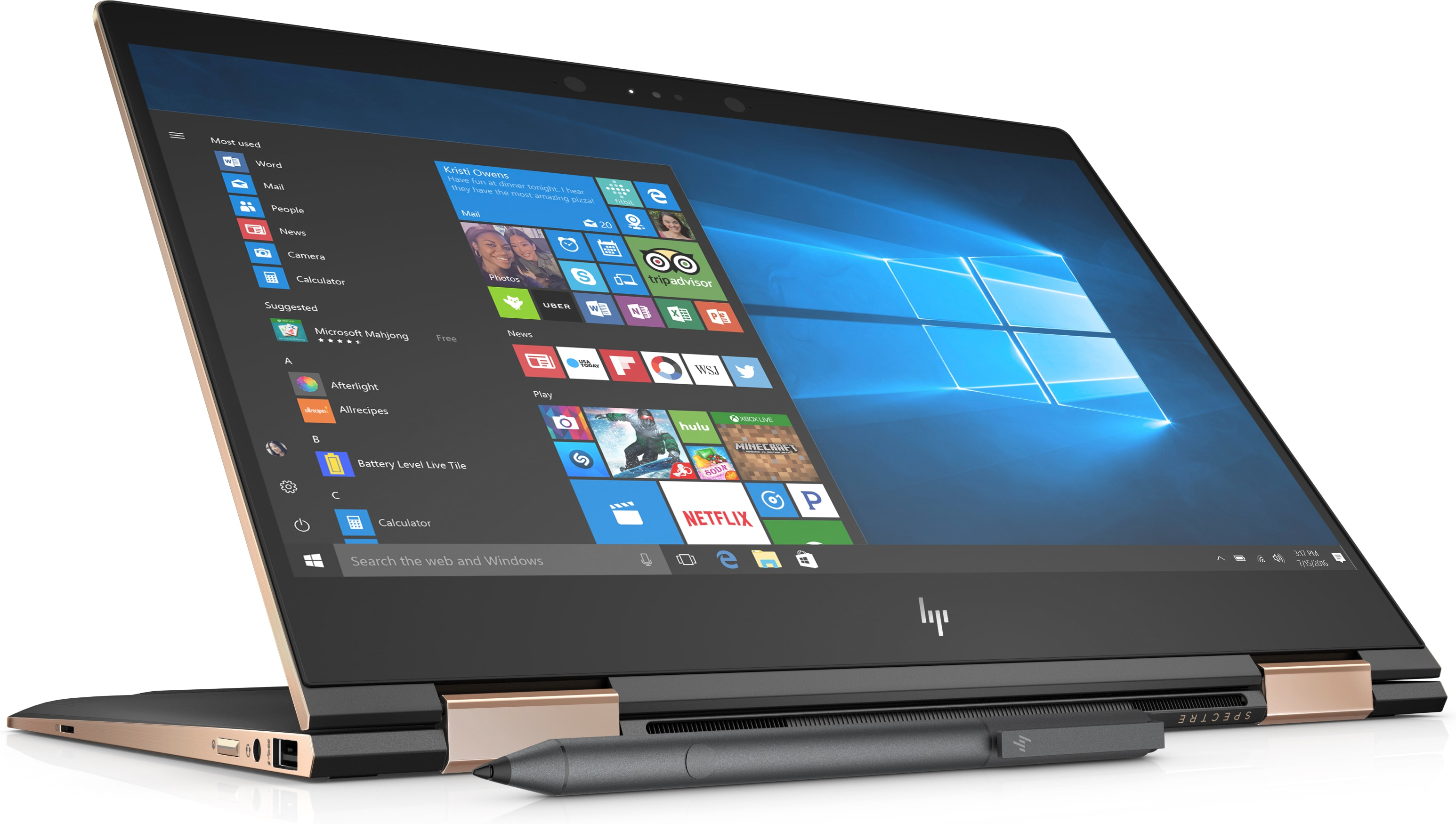 HP Hp Nb 2In1 2Pf64Ea Spectre X360 13-Ae000Nt İ7-8550U 8G 512Gssd 13.3 W10H