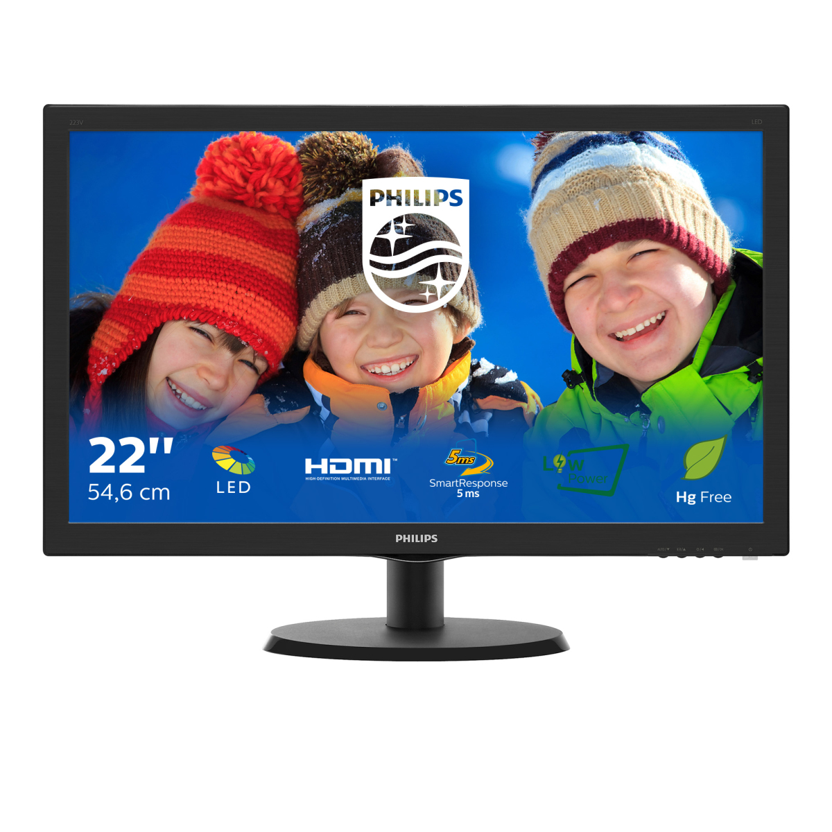 PHILIPS V Line LCD monitör ve SmartControl Lite 223V5LHSB2/01
