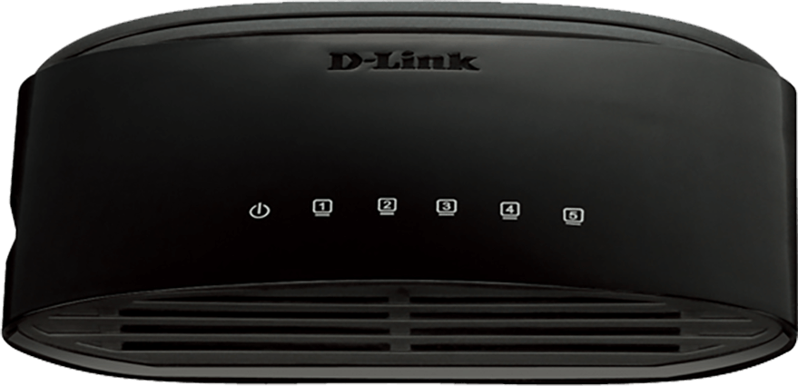 D-LINK Switch 5x100Mbps Műanyagházas Asztali, DES-1005D/E