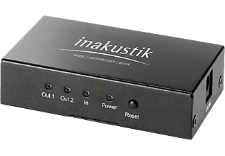 INAKUSTIK 4245012 - Splitter HDMI (Nero)