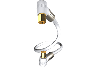 INAKUSTIK 426303 - Câble d'antenne (Blanc)