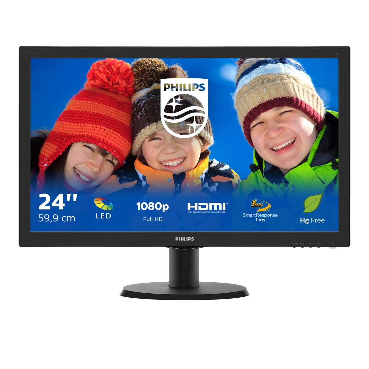 PHILIPS V Line LCD monitör 243V5LHSB5/01