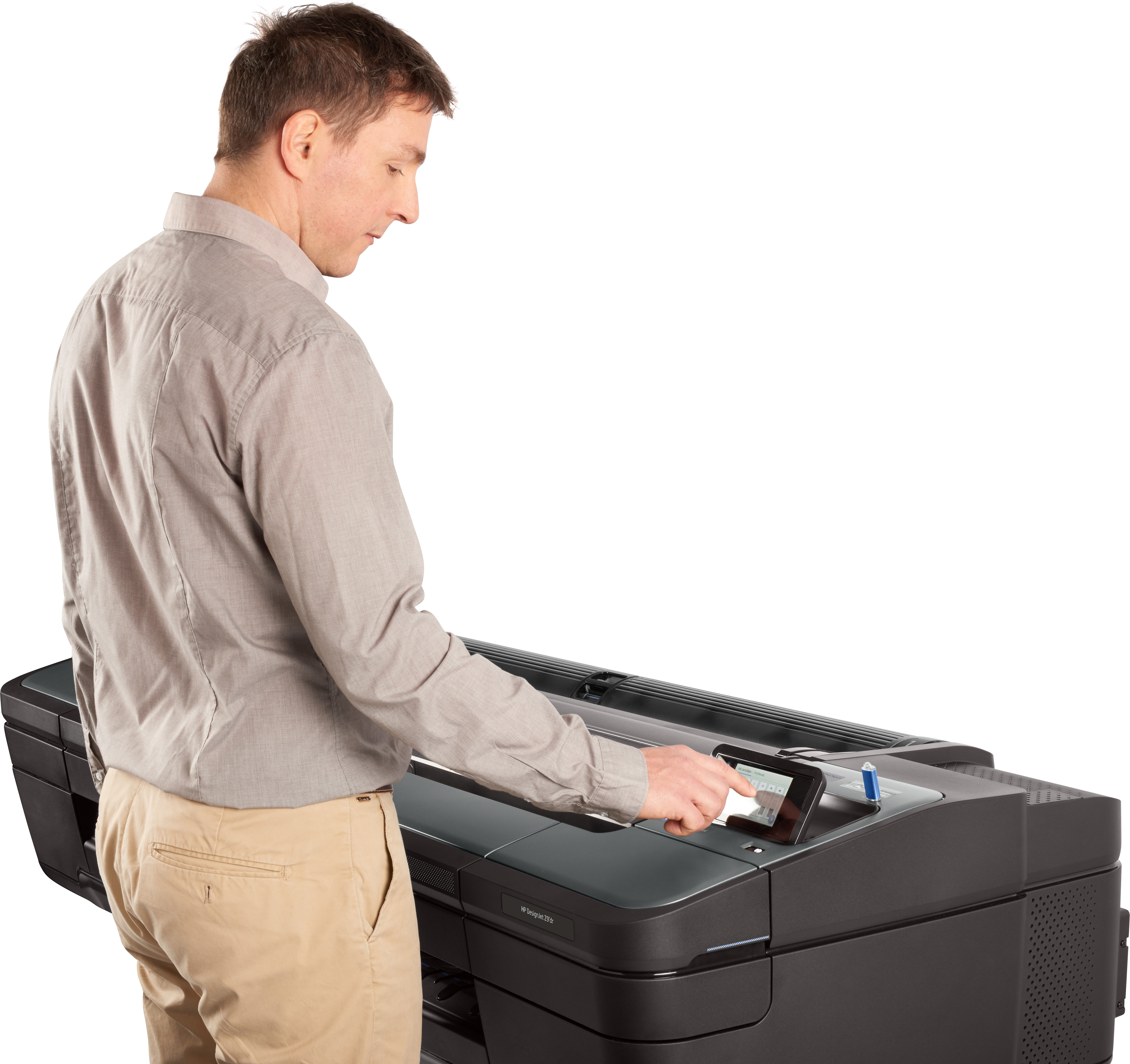 HP DesignJet Z9+dr 44 inç PostScript Yazıcı ile V Kesici