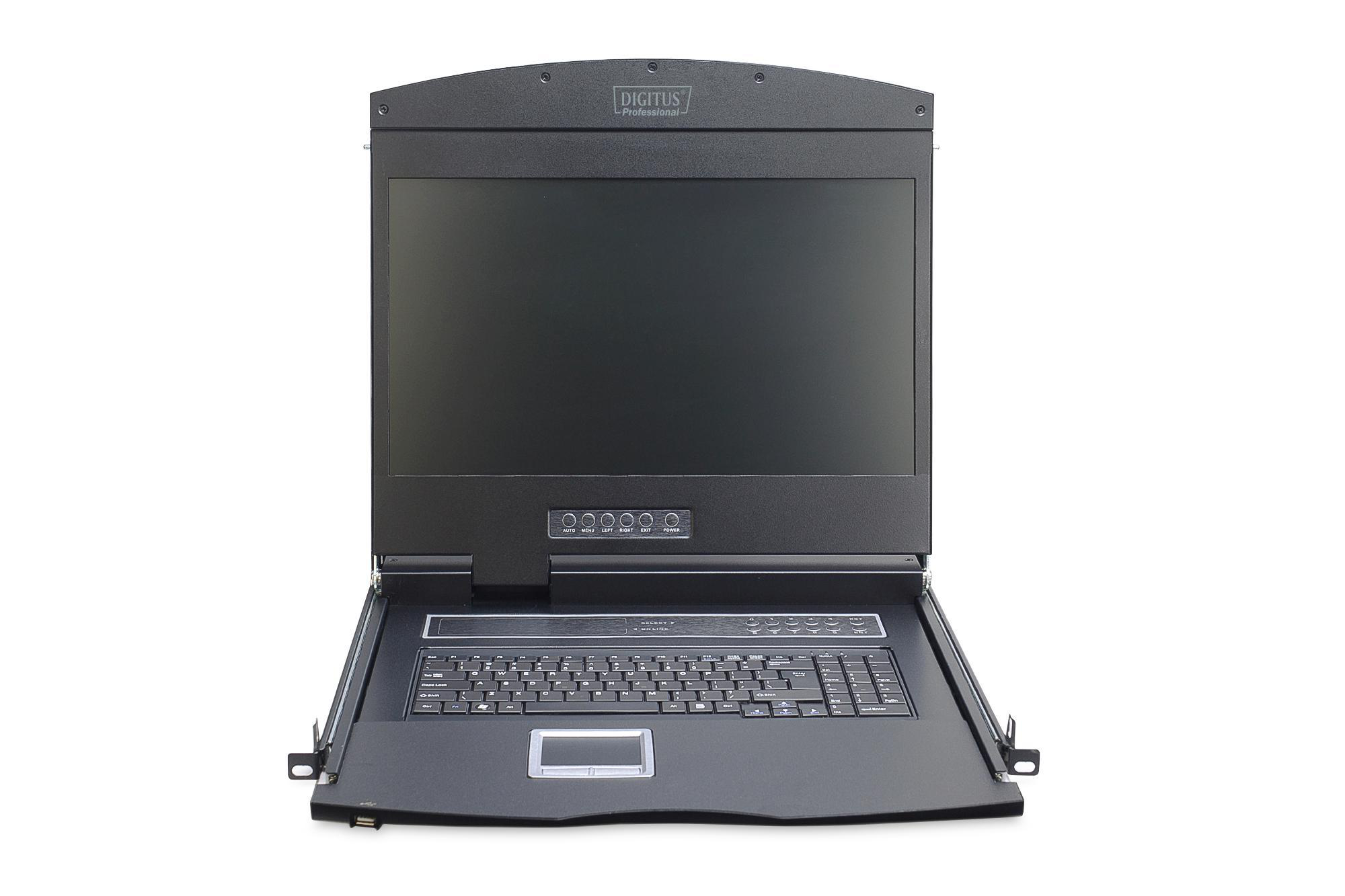 DIGITUS DS-72211-3GE, Schwarz