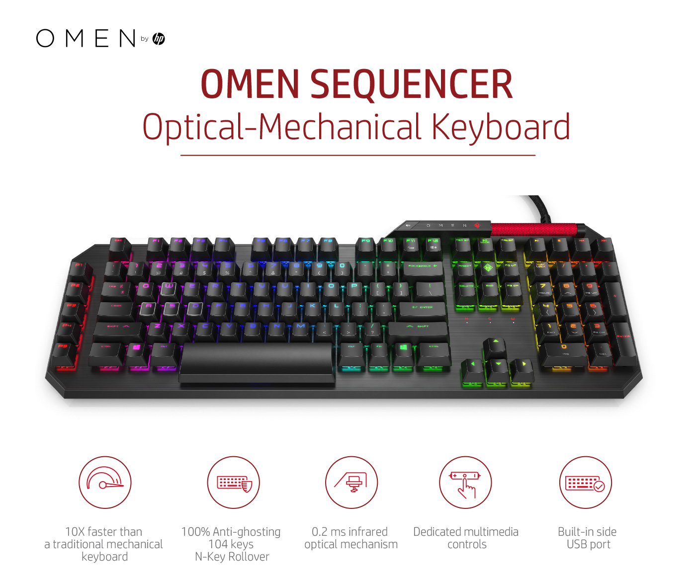 HP OMEN by Sequencer Kablolu Klavye