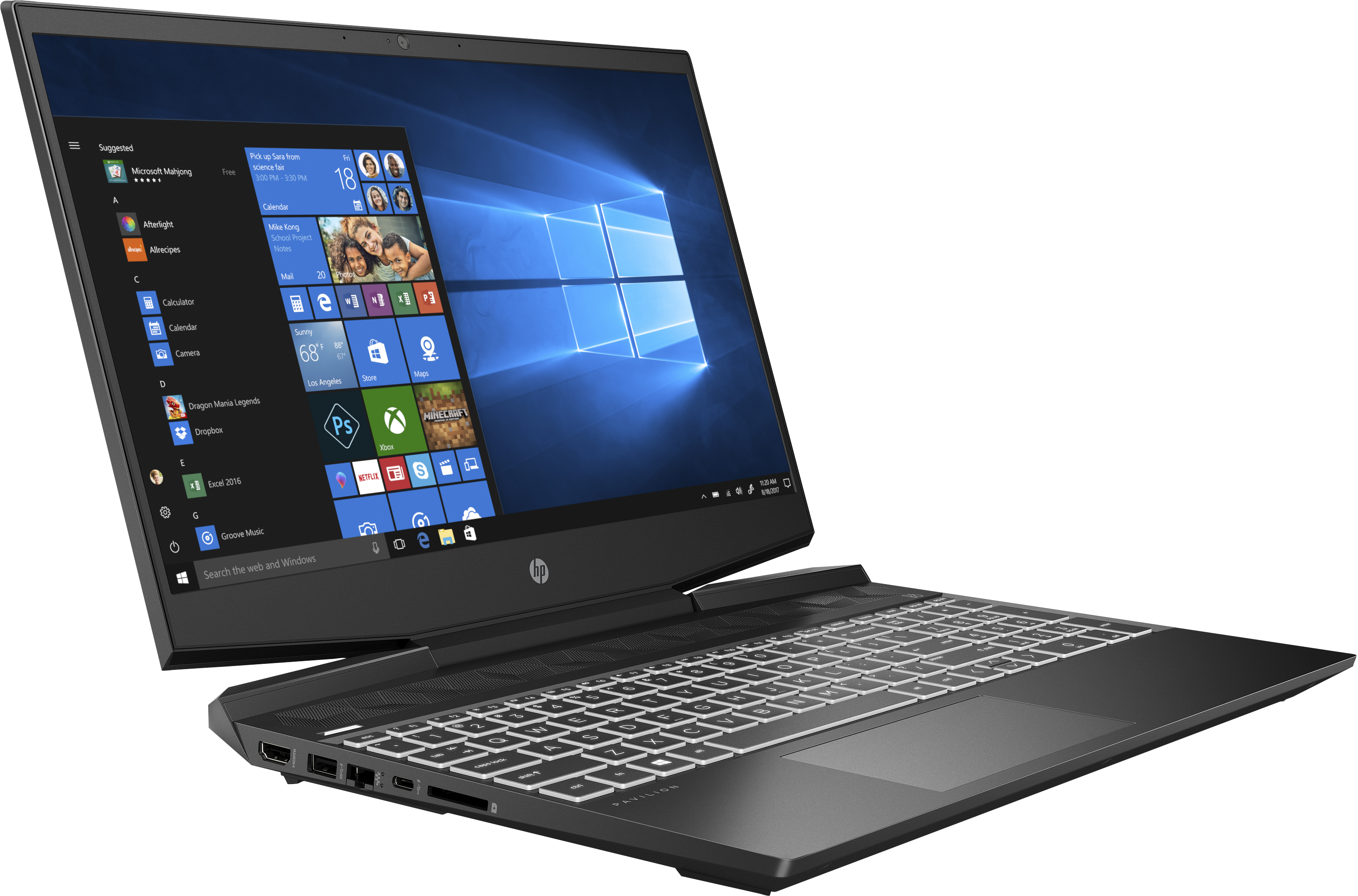 HP 9EZ05EA Pavilion 15.6" i7-9750H 8GB 256GB SSD Win10 Gaming Laptop Siyah