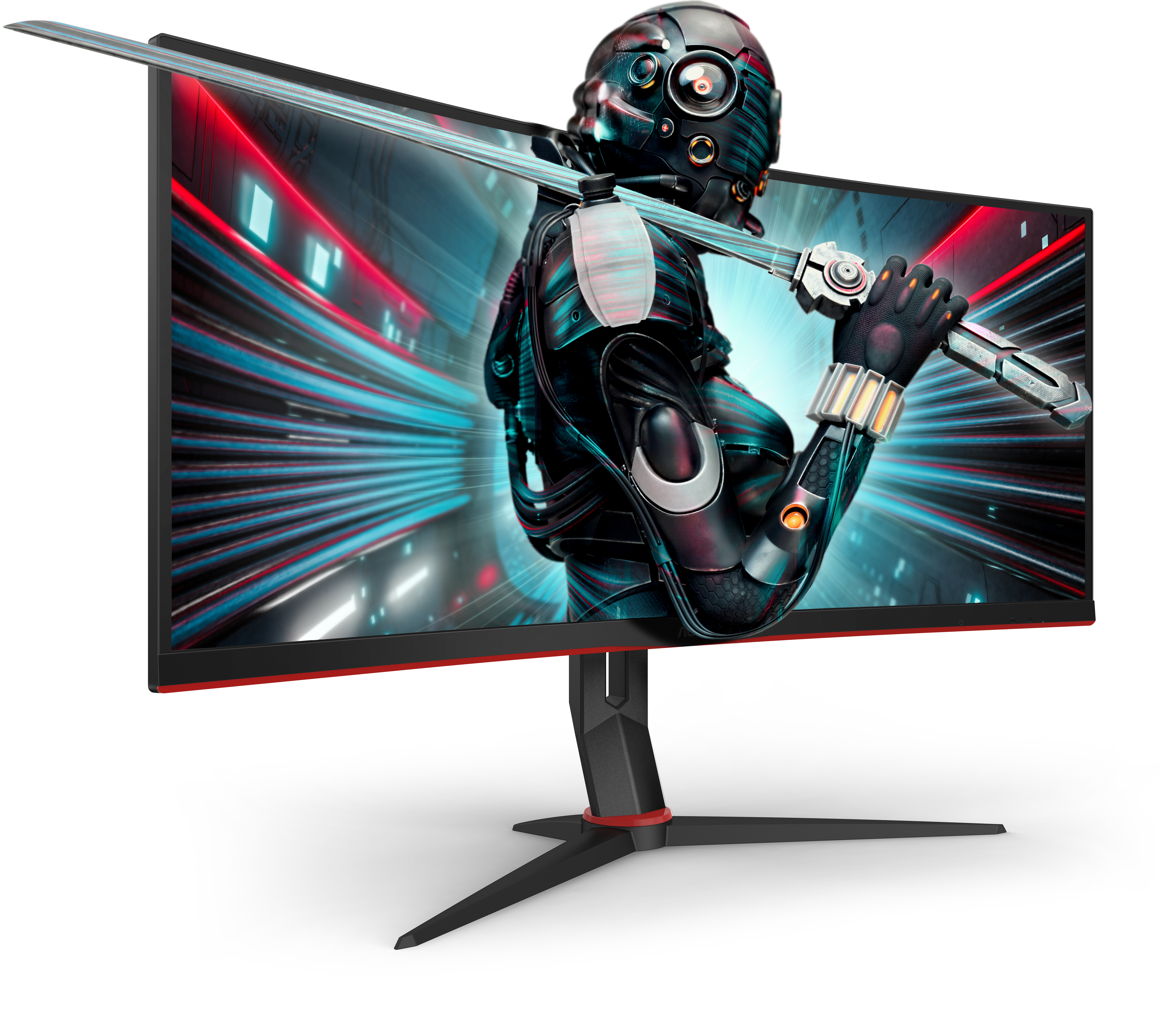 AOC 34” CU34G2/BK 3440X1440/ 100HZ/ 1MS 4K Curved Monitör Siyah