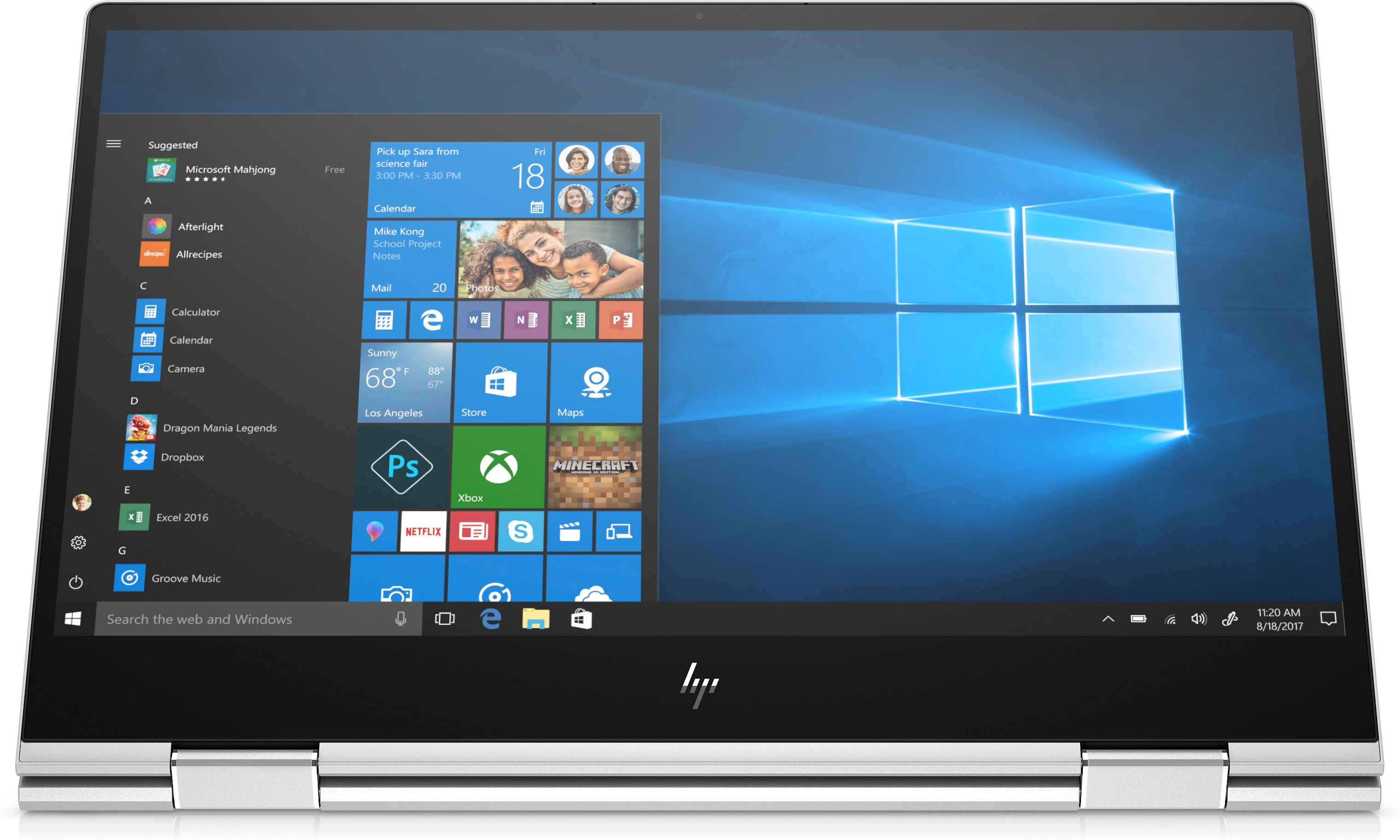 HP 7WE20EA Envy x360 15-dr1004nt 15.6" i7-10510U 8GB Ram 512SSD MX250-4GB FHD Win 10 İkisi Bir Arada Laptop Gümüş
