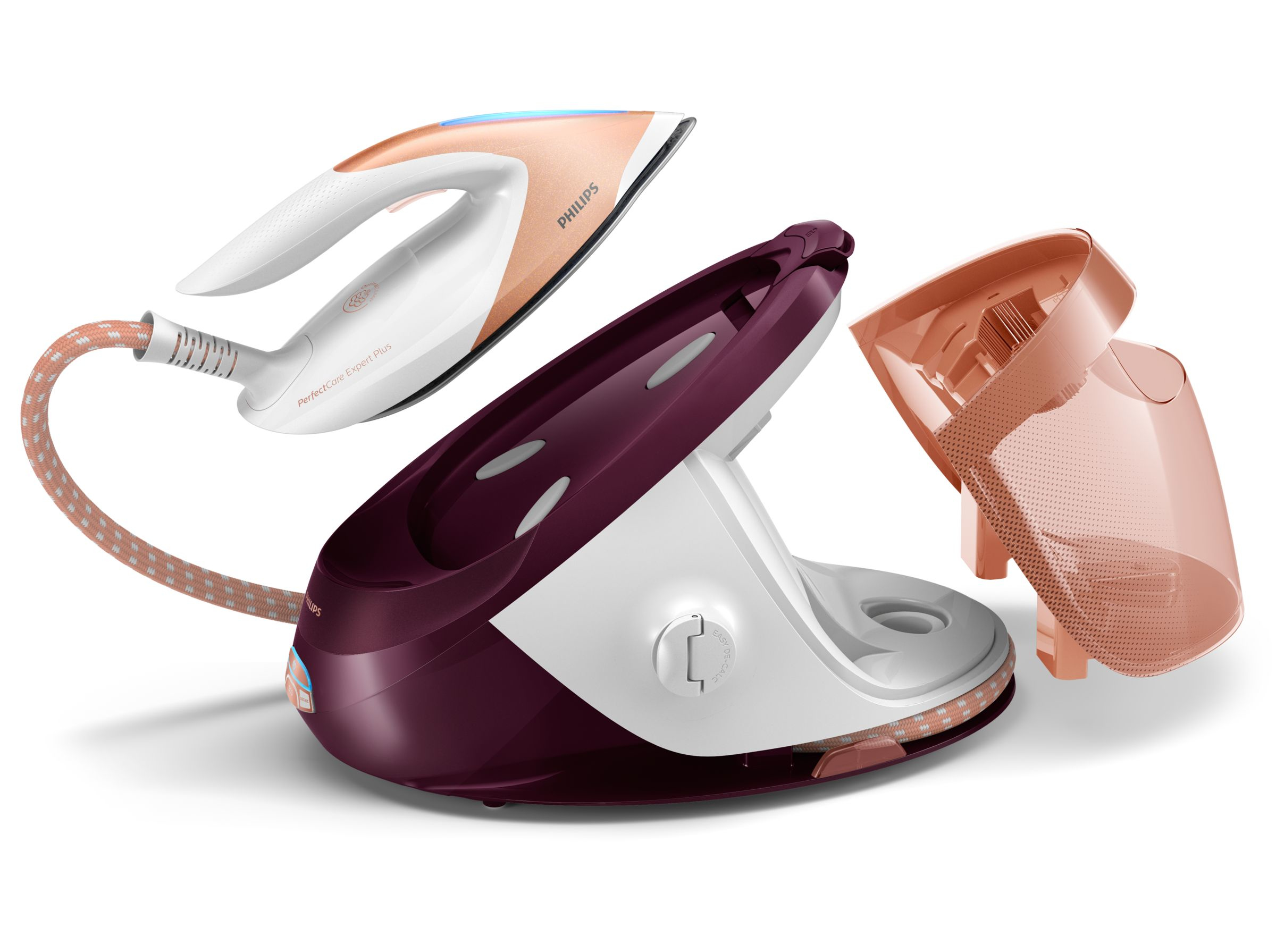 PHILIPS GC8962 Buhar Kazanlı Ütü Mor /Rose + Çanta Hediyeli