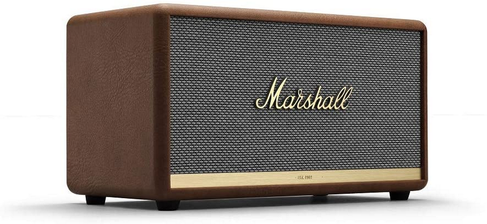Altavoz inalámbrico - Marshall Stanmore II, 36 W, Bluetooth 5.0, aptX, Multi-host, App, Marrón