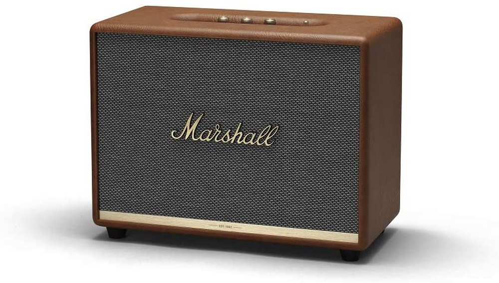 Altavoz inalámbrico - Marshall Woburn II, 110 W, Bluetooth 5.0, aptX, Multi-host, App, Marrón