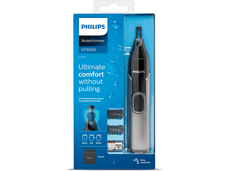 PHILIPS NT3650/16 Burun Kıl Alma Makinesi Siyah Gri_1