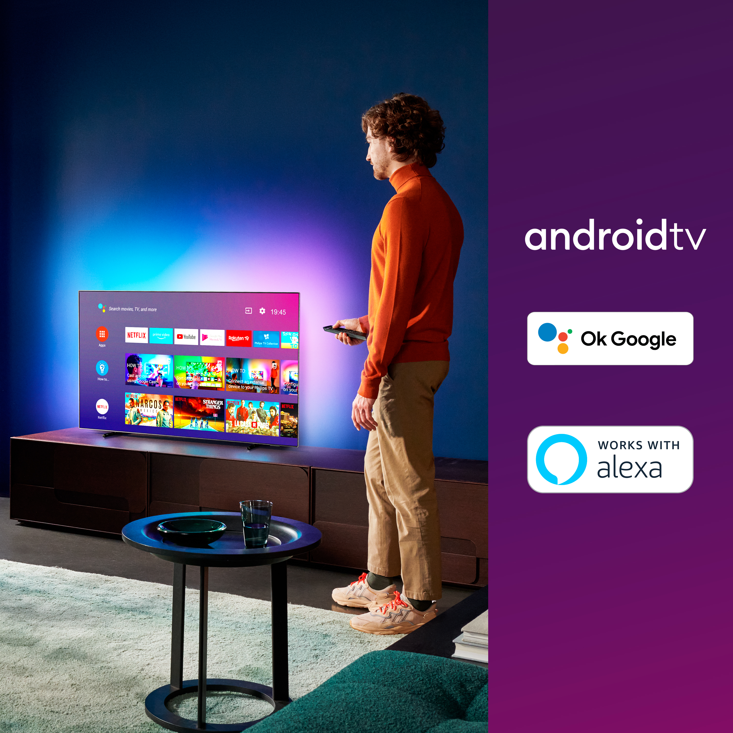 PHILIPS 55OLED805 55'' 139 Ekran Uydu Alıcılı Android Smart 4K Ultra HD OLED TV 