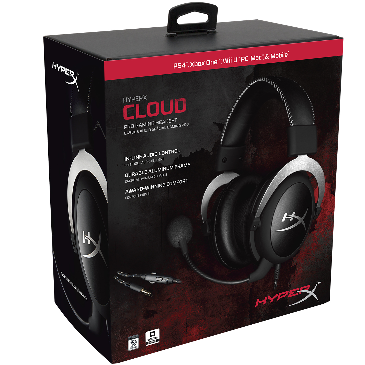 HYPERX Cloud Gaming Kablolu Kulak Üstü Kulaklık HX-HSCL-SR/NA Silver