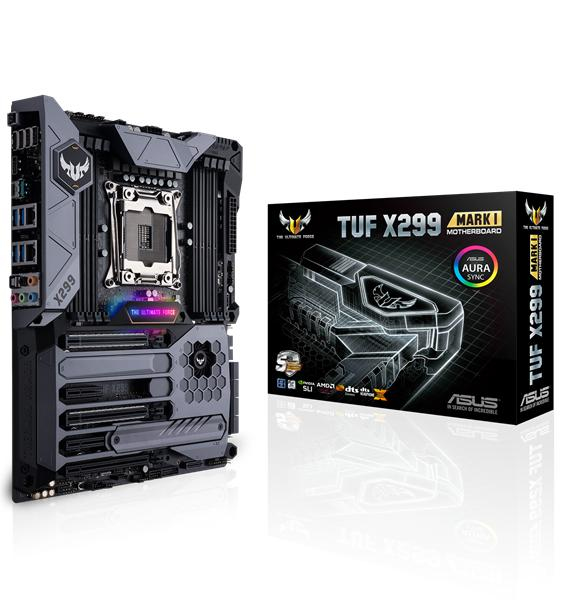 ASUS Tuf X299 Mark 1 Intel X299 Lga 2066 Ddr4 4000 M2 Usb3.1 Aura Rgb 2Lan Atx