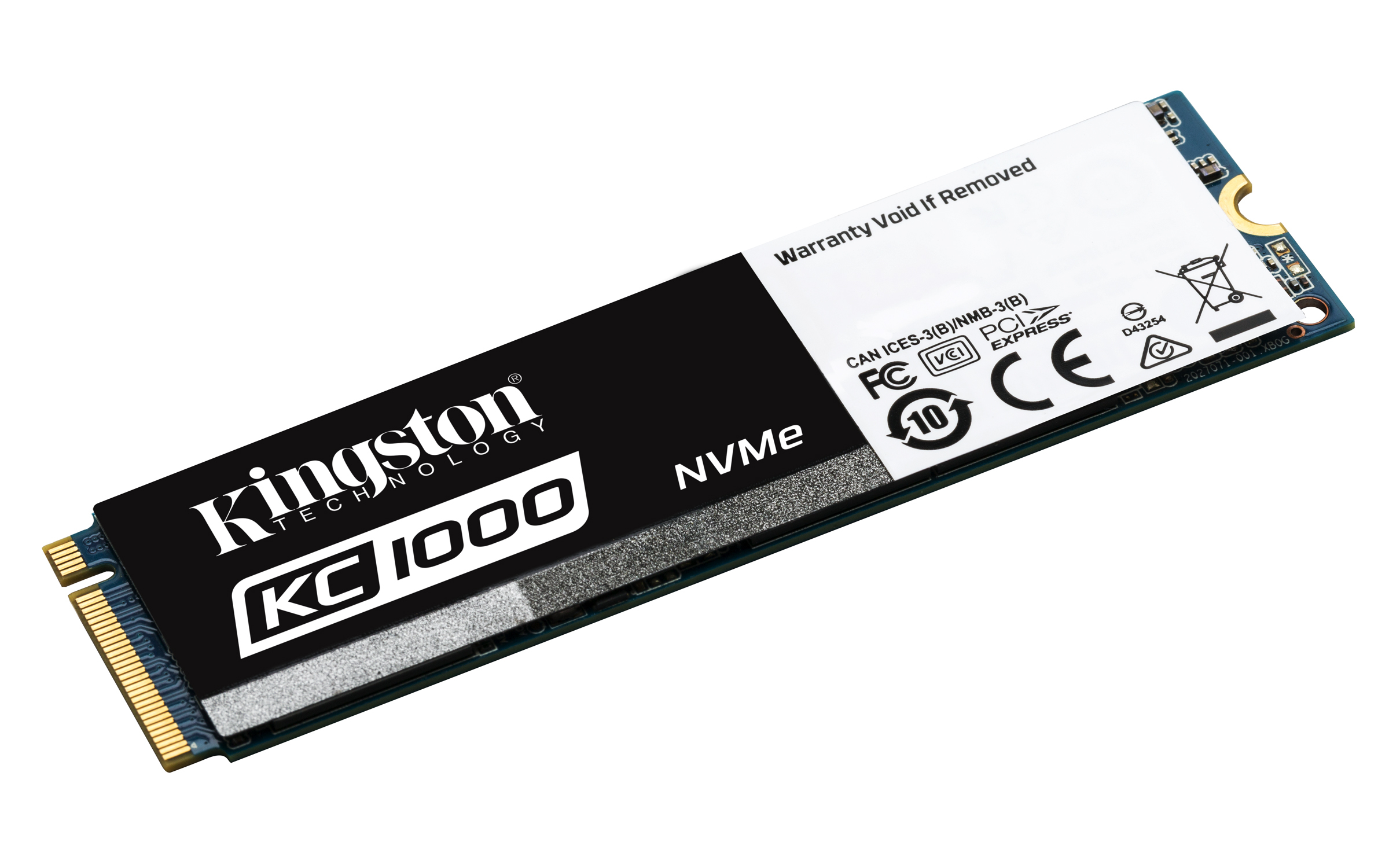 KINGSTON 240GB KC1000 PCIE GEN3 X 4, NVME (M.2 2280)(2700/900MB/S) SKC1000/240G SSD