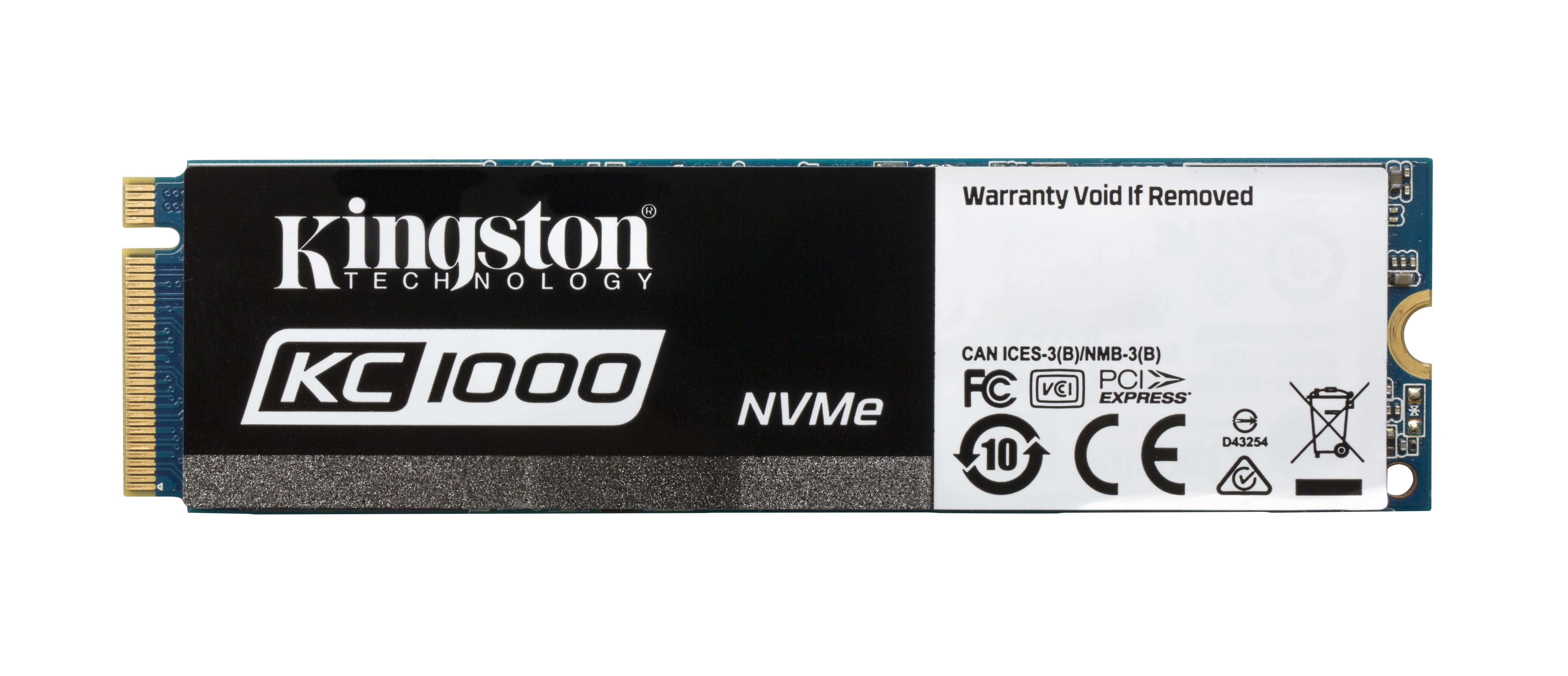 KINGSTON 240GB KC1000 PCIE GEN3 X 4, NVME (M.2 2280)(2700/900MB/S) SKC1000/240G SSD