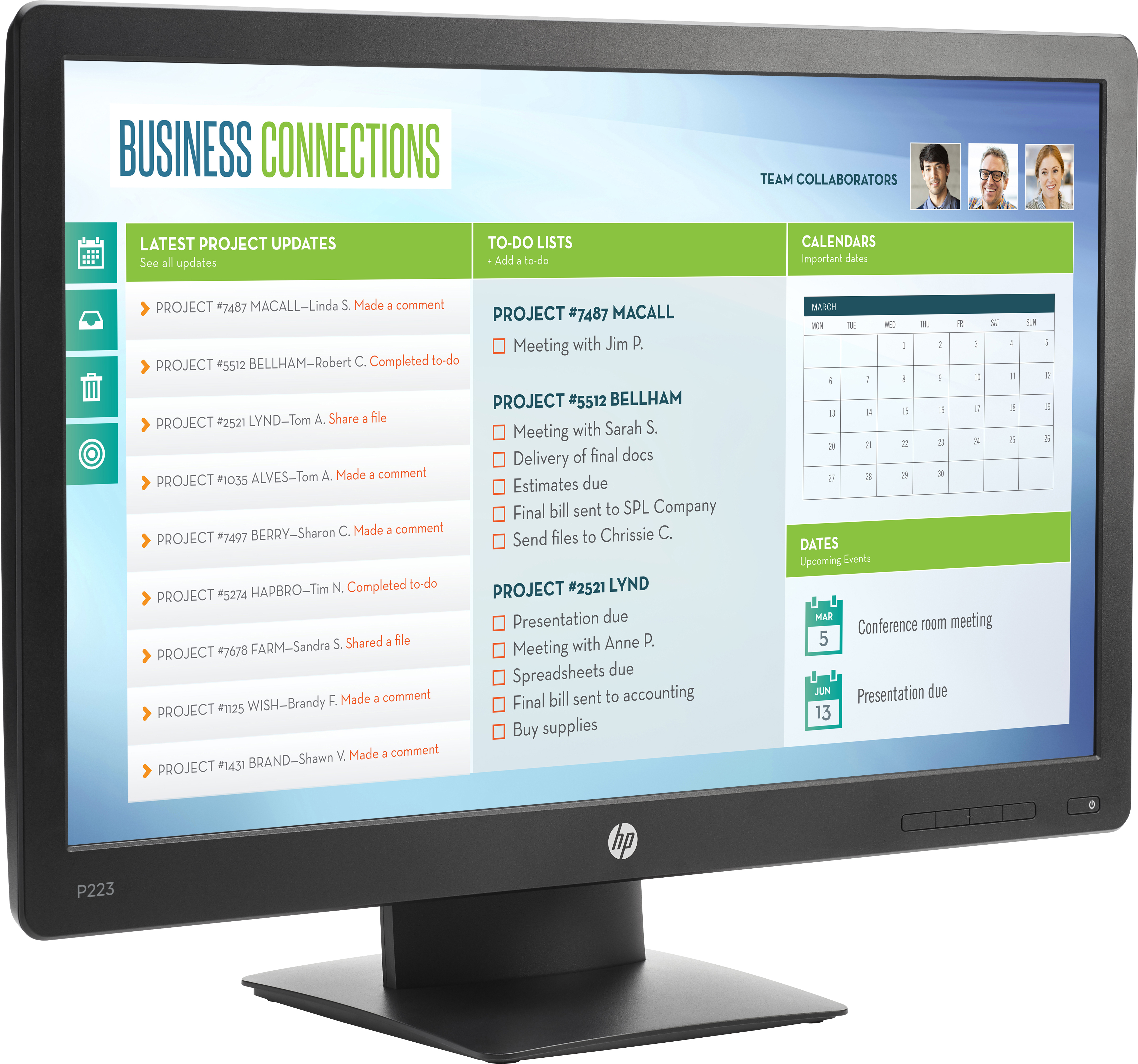 HP ProDisplay P223