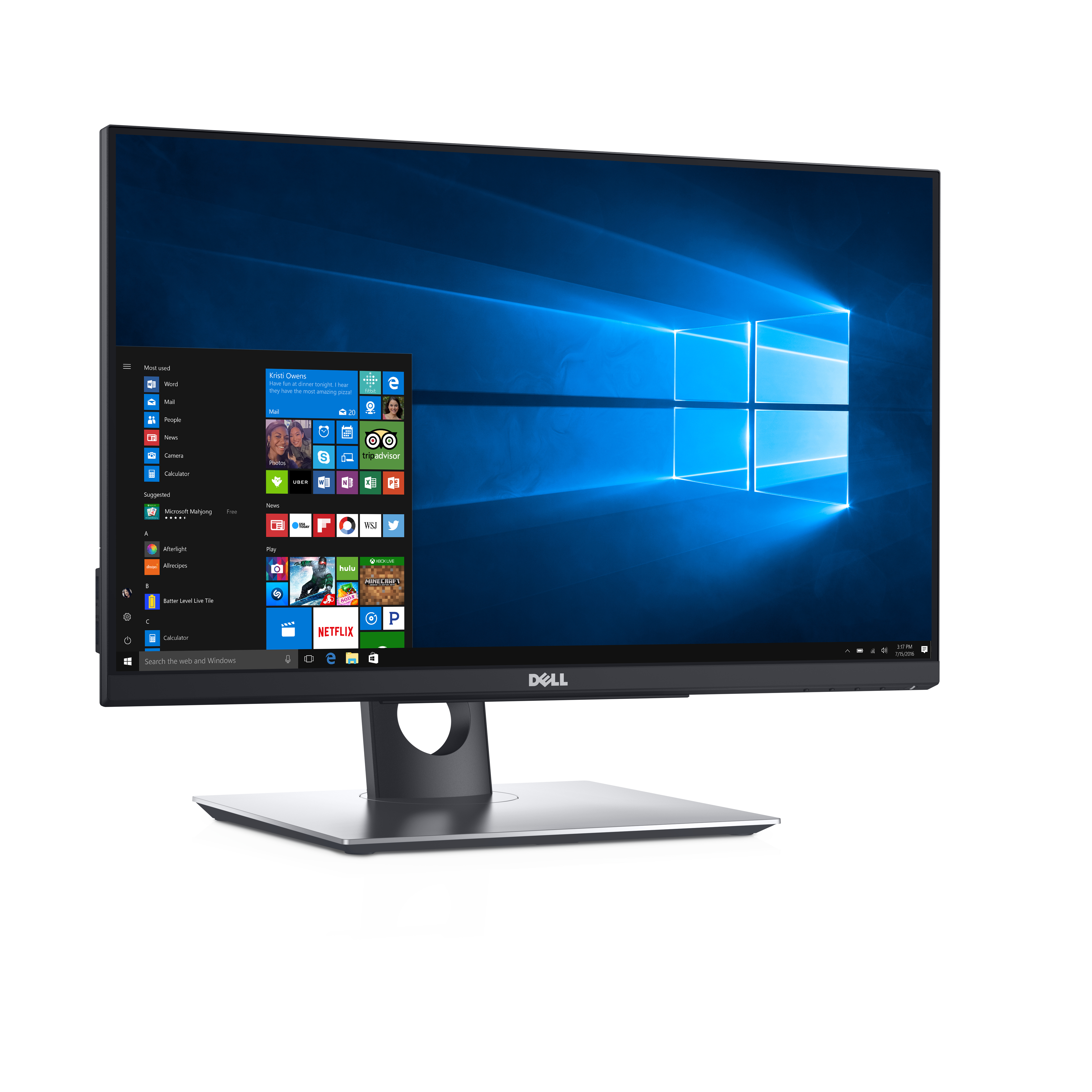 DELL 23.8"IPS 1920x1080 6ms 60Hz HDMI,DP,VGA Pivot Siyah LED Monitör