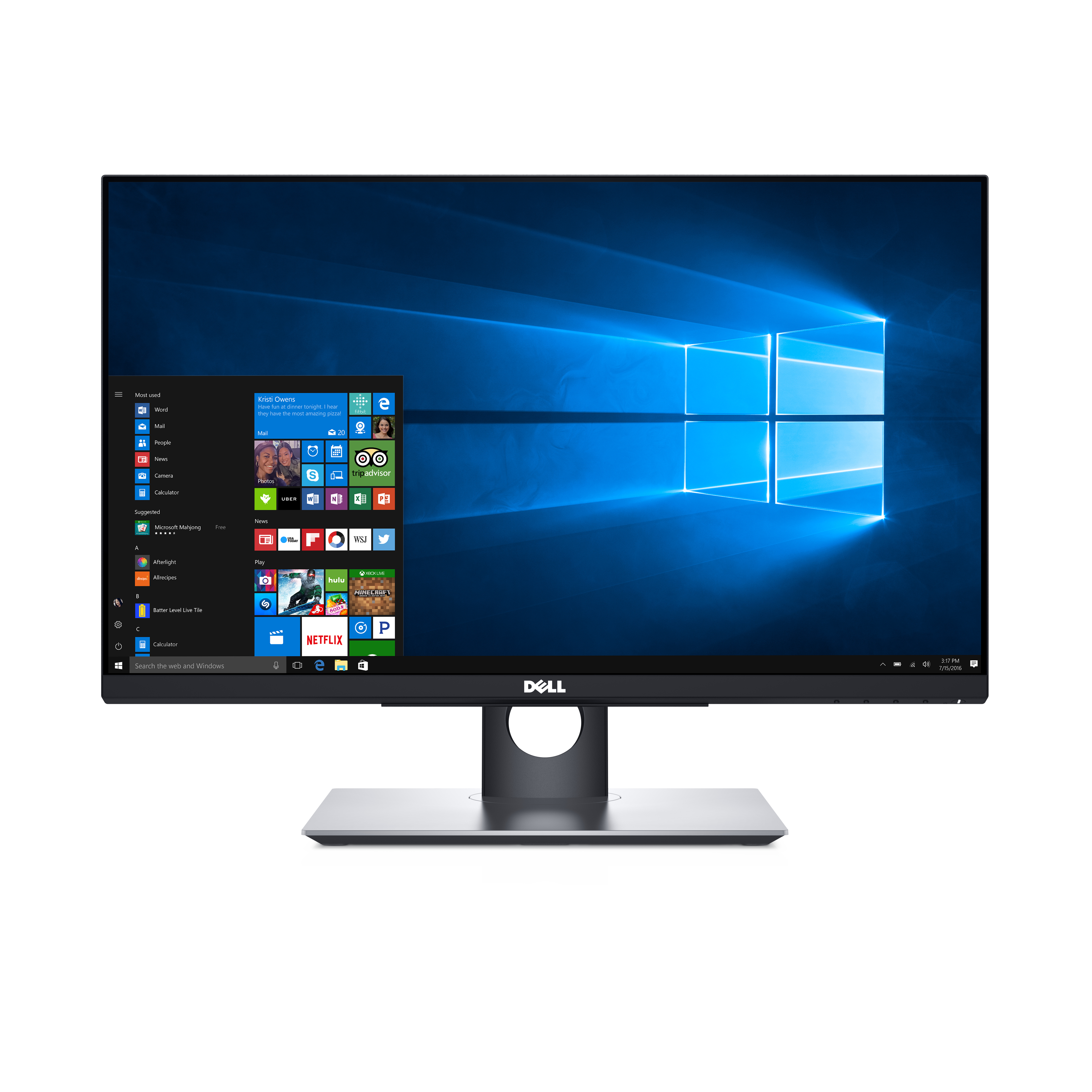 DELL 23.8"IPS 1920x1080 6ms 60Hz HDMI,DP,VGA Pivot Siyah LED Monitör