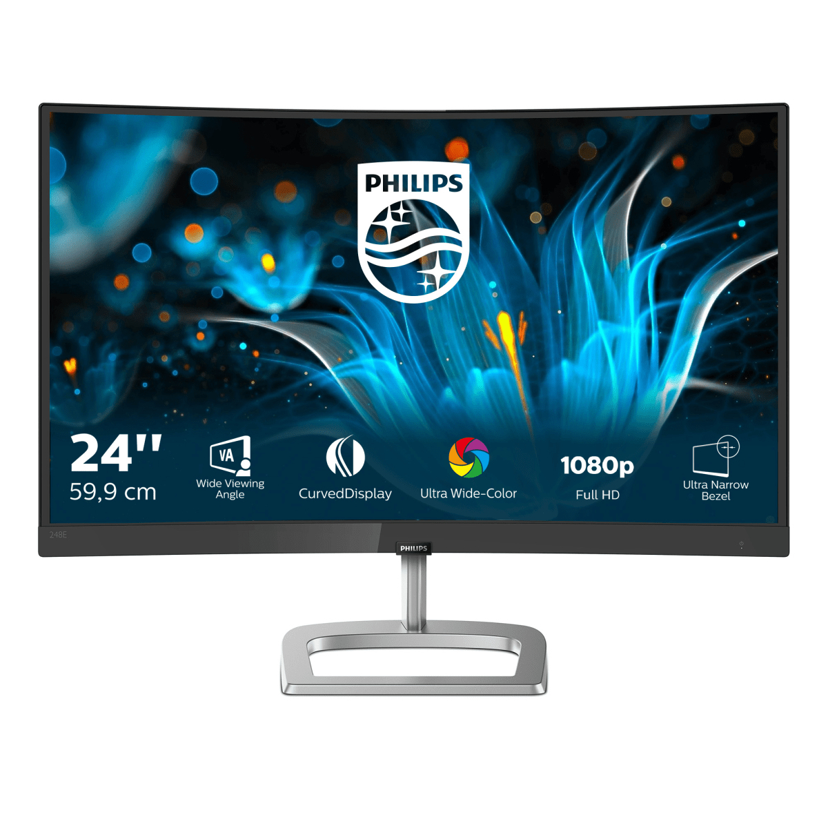 PHILIPS E Line Ultra Geniş Renkli Kıvrımlı LCD monitör 248E9QHSB/00