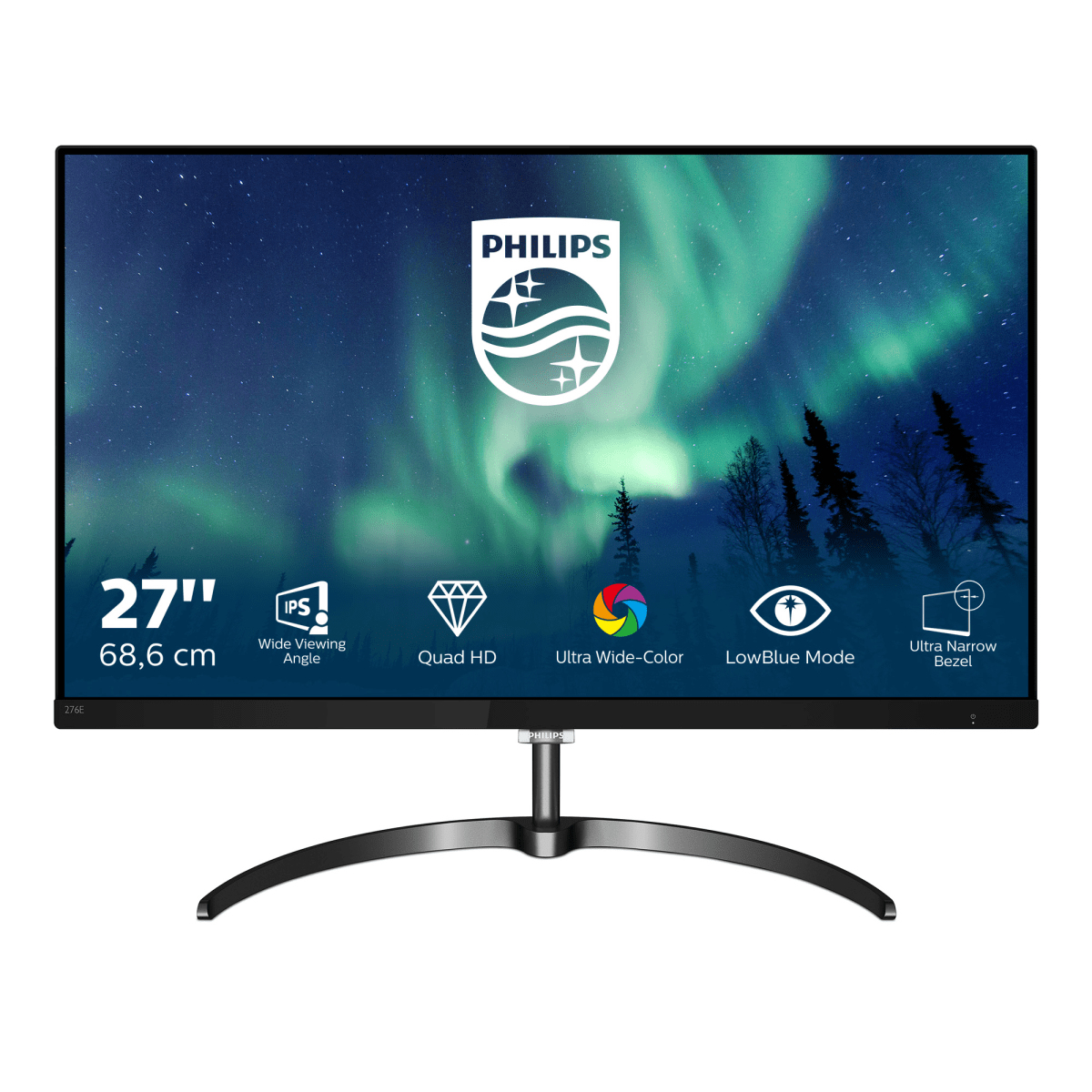 PHILIPS E Line Ultra Geniş Renkli QHD LCD Monitör 276E8FJAB/00