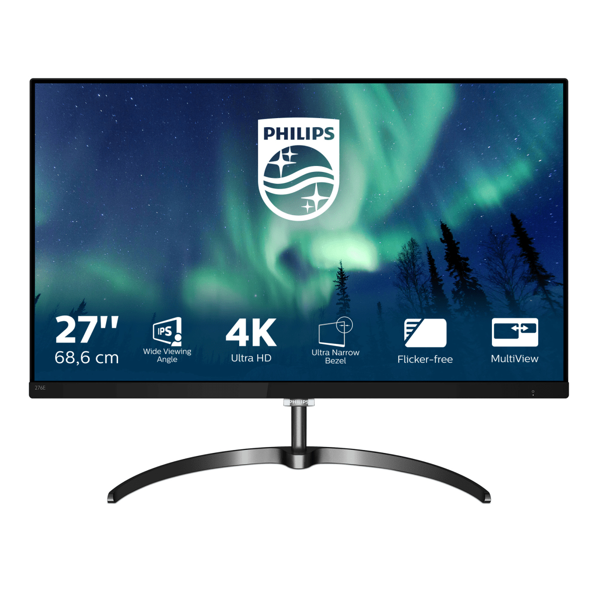 PHILIPS E Line 4K Ultra HD LCD monitör 276E8VJSB/00