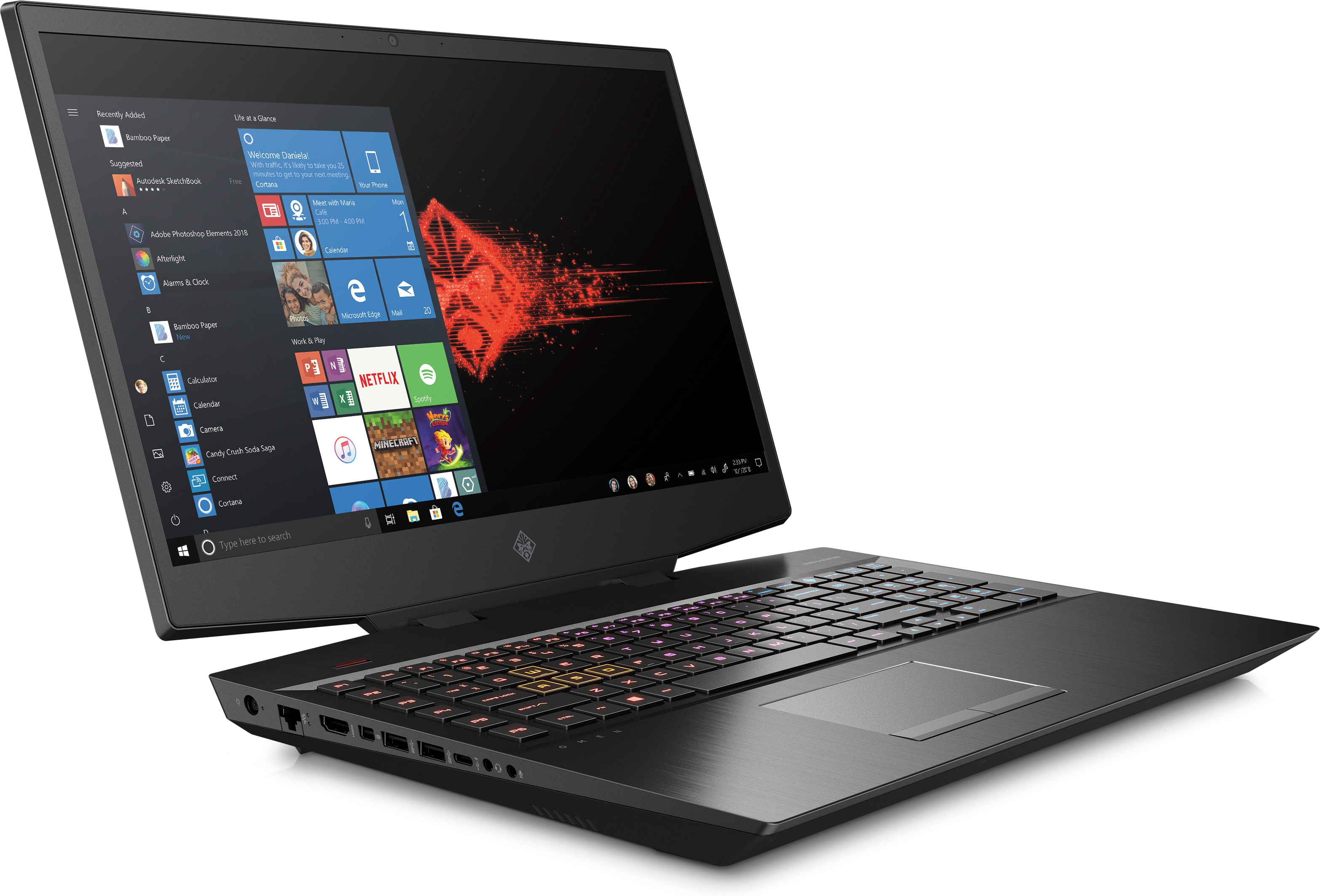 HP Omen/i9-9880H/ 32GB/ 2TB+512 SSD/ Nvidia RTX2080 8GB GDDR6/FHD / Gaming Laptop 6ZL10EA