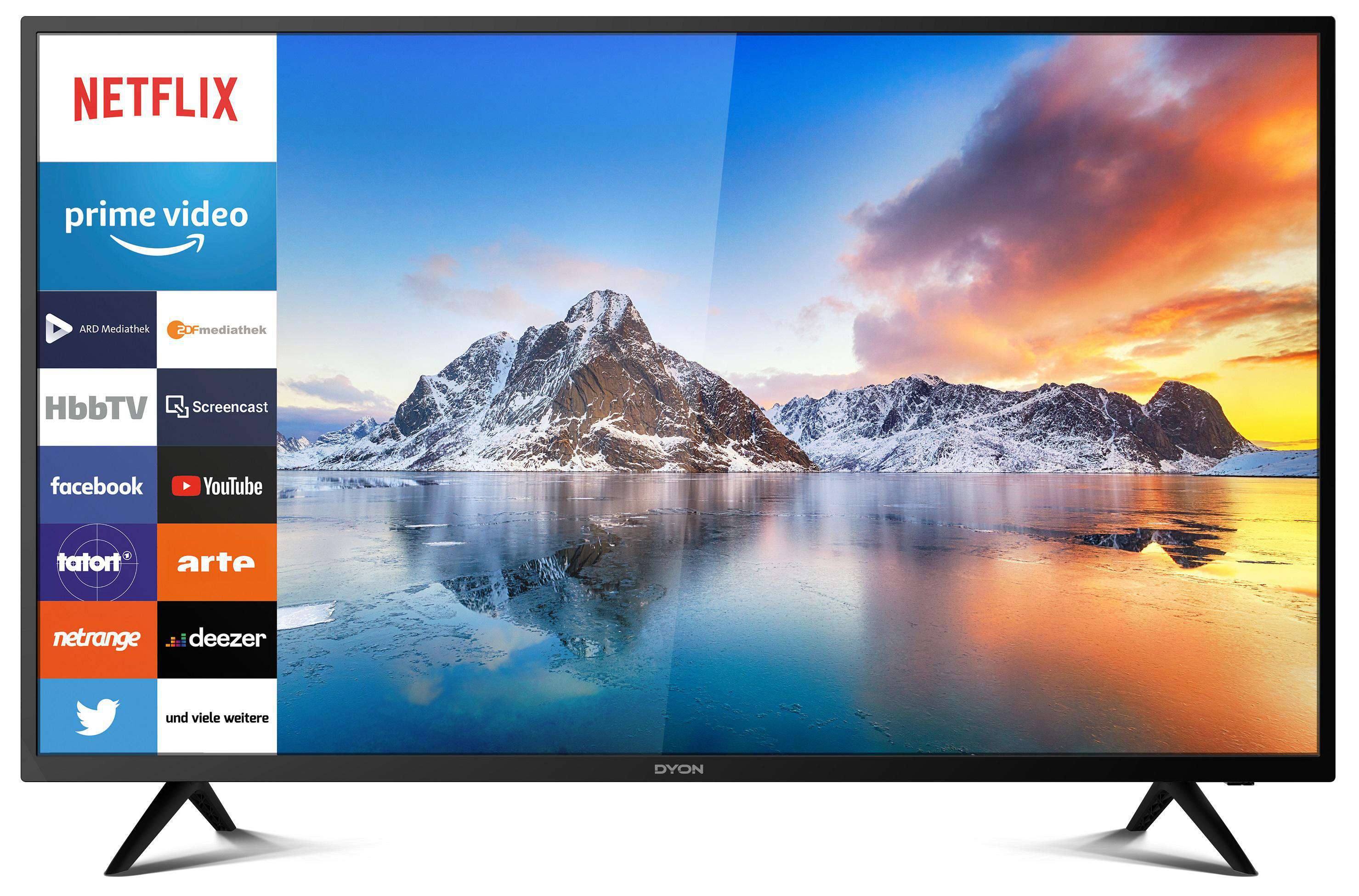 DYON SMART 43 XT V2 LED TV (Flat, 42,5 Zoll / 108 cm, Full-HD, SMART TV)