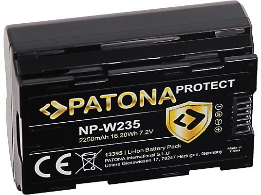 PATONA 13395 FUJI NP-W235 - Batteria di ricambio (Nero)