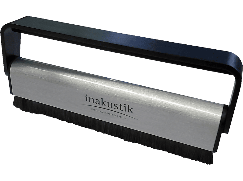 INAKUSTIK 4528001 - Plattenbürste, Schwarz / Silber