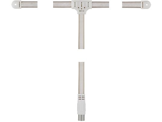 HAMA 205218 - Antenne câblée (Blanc)