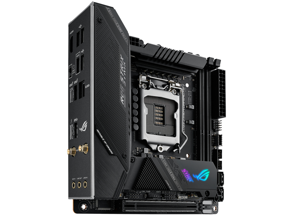 ASUS ROG STRIX Z590-I GAMING WIFI (90MB1680-M0EAY0) Mainboard Schwarz
