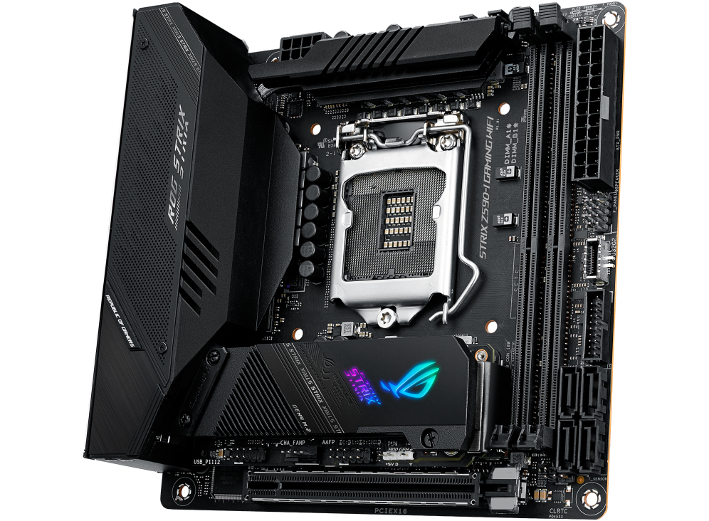 ASUS ROG STRIX Z590-I GAMING WIFI (90MB1680-M0EAY0) Mainboard Schwarz