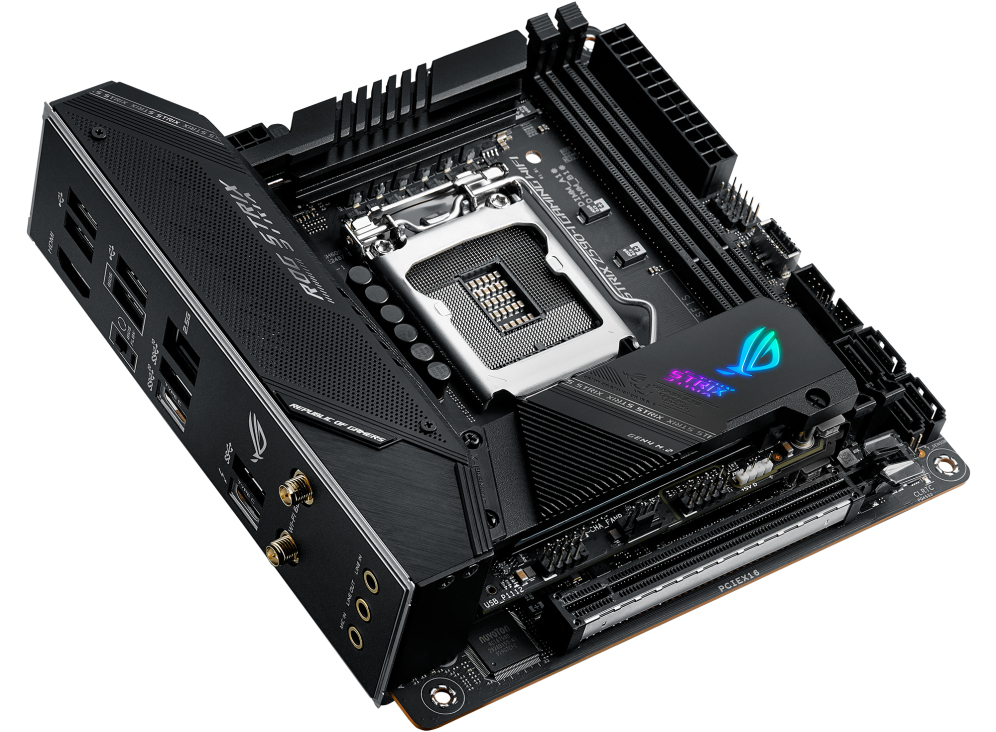 ASUS ROG STRIX Z590-I GAMING WIFI (90MB1680-M0EAY0) Mainboard Schwarz