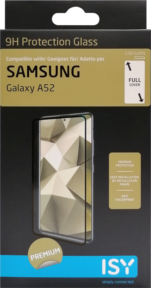 ISY Protection d'écran Tempered Glass Galaxy A52 (IPG 5114-2.5D)