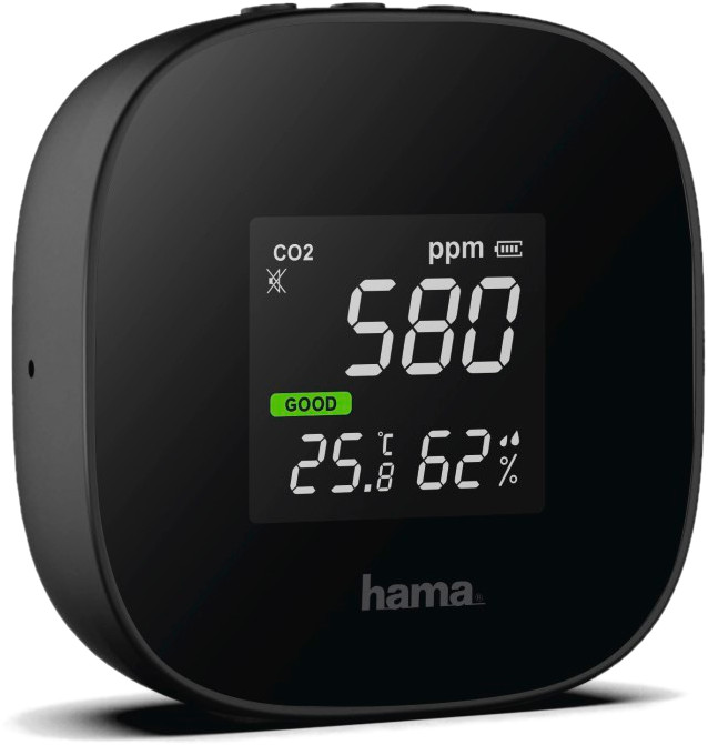 HAMA CO2 melder + Luchtkwaliteitsmeting (186434)