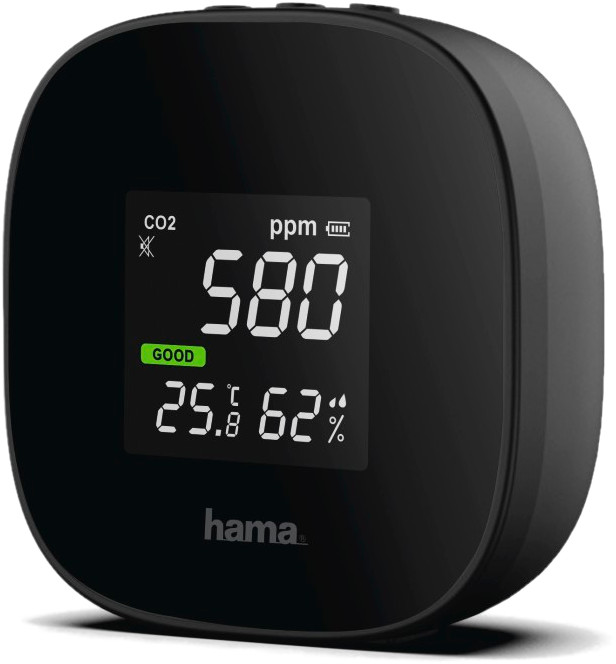 HAMA CO2 melder + Luchtkwaliteitsmeting (186434)