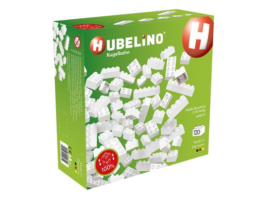 HUBELINO Ensemble de pièces de construction (120 pièces) - Blocs de construction (Blanc)