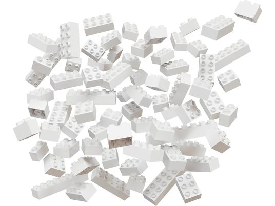 HUBELINO Ensemble de pièces de construction (120 pièces) - Blocs de construction (Blanc)