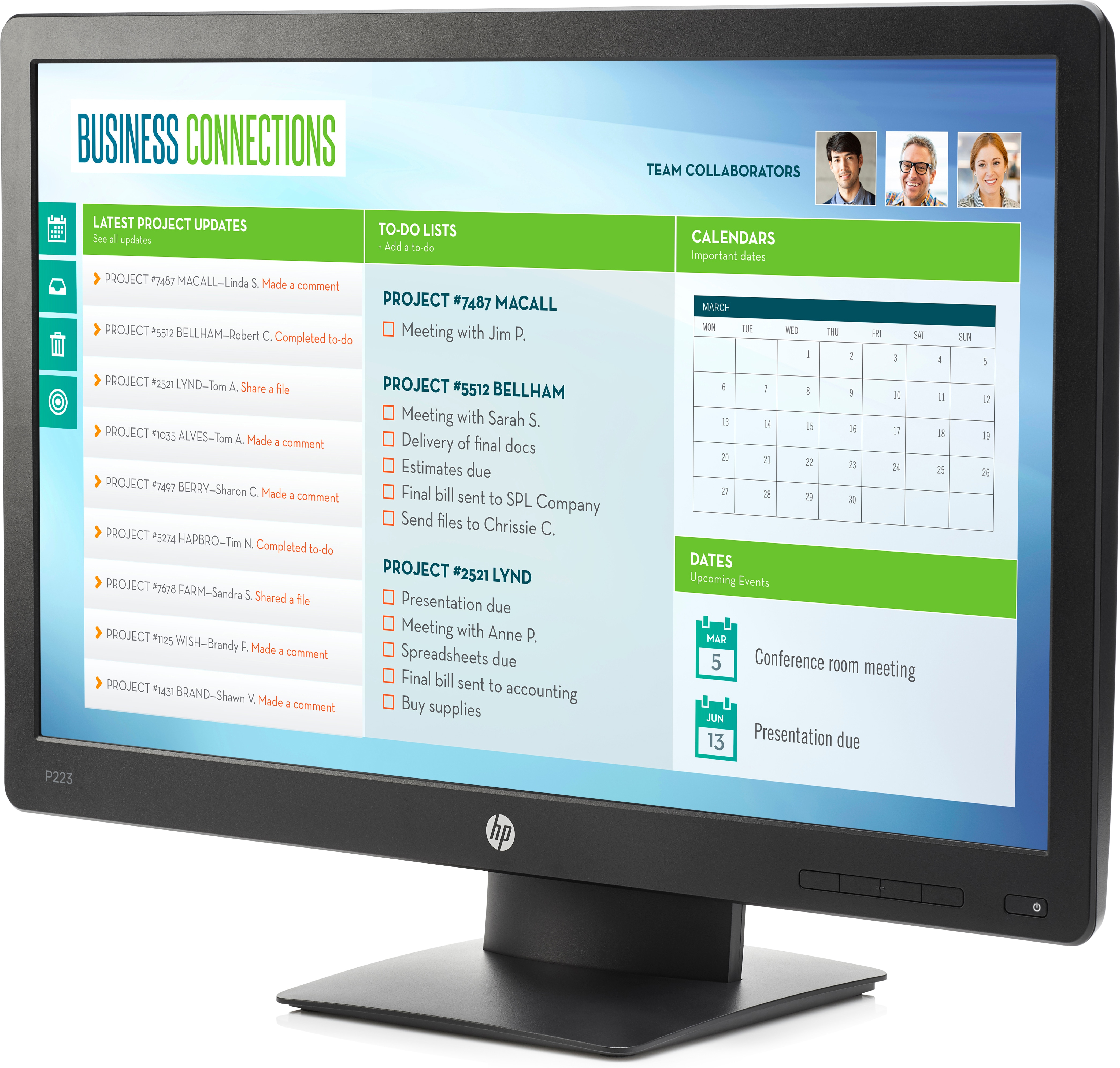 HP ProDisplay P223