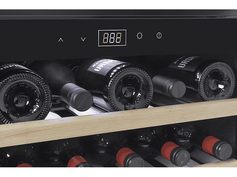 Caso 627 wine Safe 18 EB Weinkühler (63 l, 94 kWh, EEK: G, Schwarz, Anzahl Flaschen: 18) — Foto 3 von 5