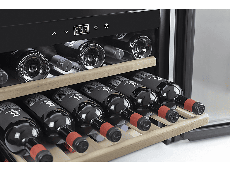 Caso 627 wine Safe 18 EB Weinkühler (63 l, 94 kWh, EEK: G, Schwarz, Anzahl Flaschen: 18) — Foto 4 von 5