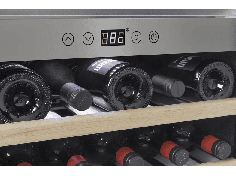 Caso 629 wine Safe 18 EB INOX Einbau Weinkühler (60 l, 127,75 kWh, EEK: G, Silber, Anzahl Flaschen: 18) — Foto 3 von 4