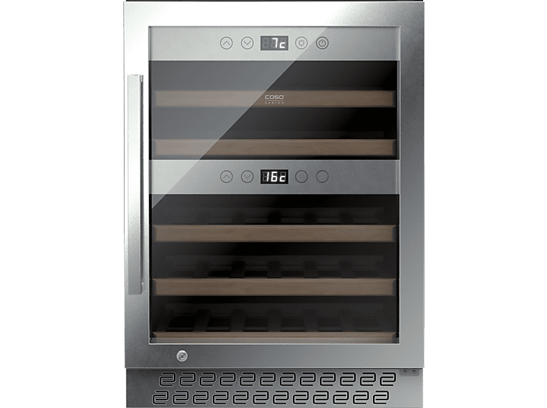 Caso 772 wine Chef pro 40 WIFI Weintemperierer (113 l, 142 kWh, EEK: G, Edelstahl , Anzahl Flaschen: 40)
