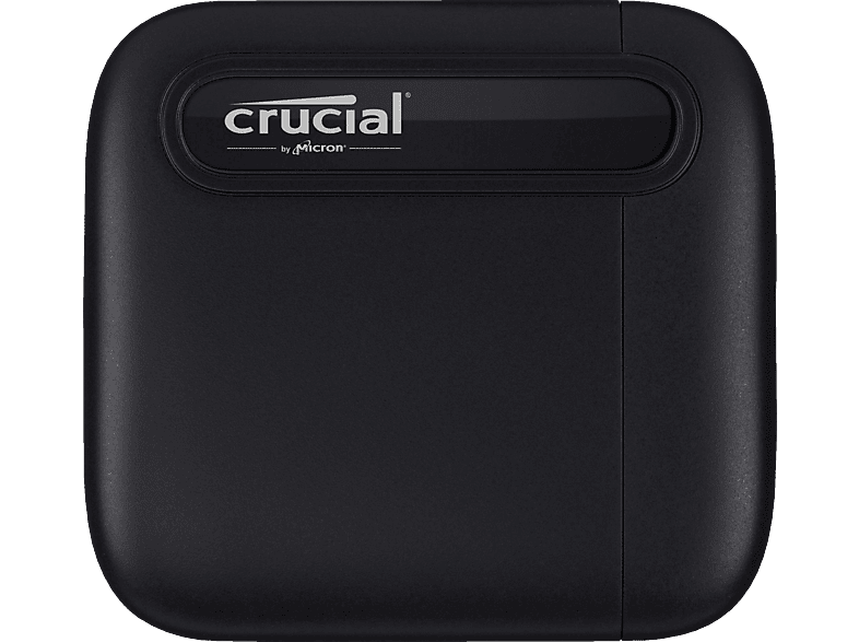 CRUCIAL X6 2 GB/s) Festplatte, GB (10 Schwarz extern, Typ-C SSD, 500 3.1 Gen USB