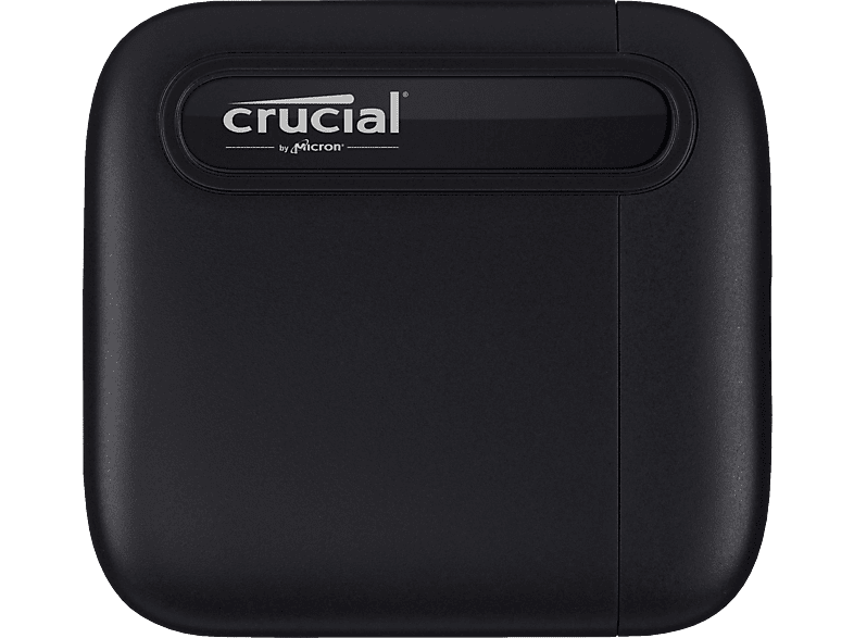 CRUCIAL X6 USB 3.1 Gen 2 Typ-C (10 GB/s) Festplatte, 4 TB SSD, extern, Schwarz