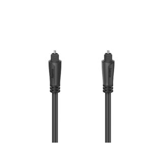 Cable de fibra óptica - Hama 00205134, Con conexión audio ODT, 1.5 m, Negro