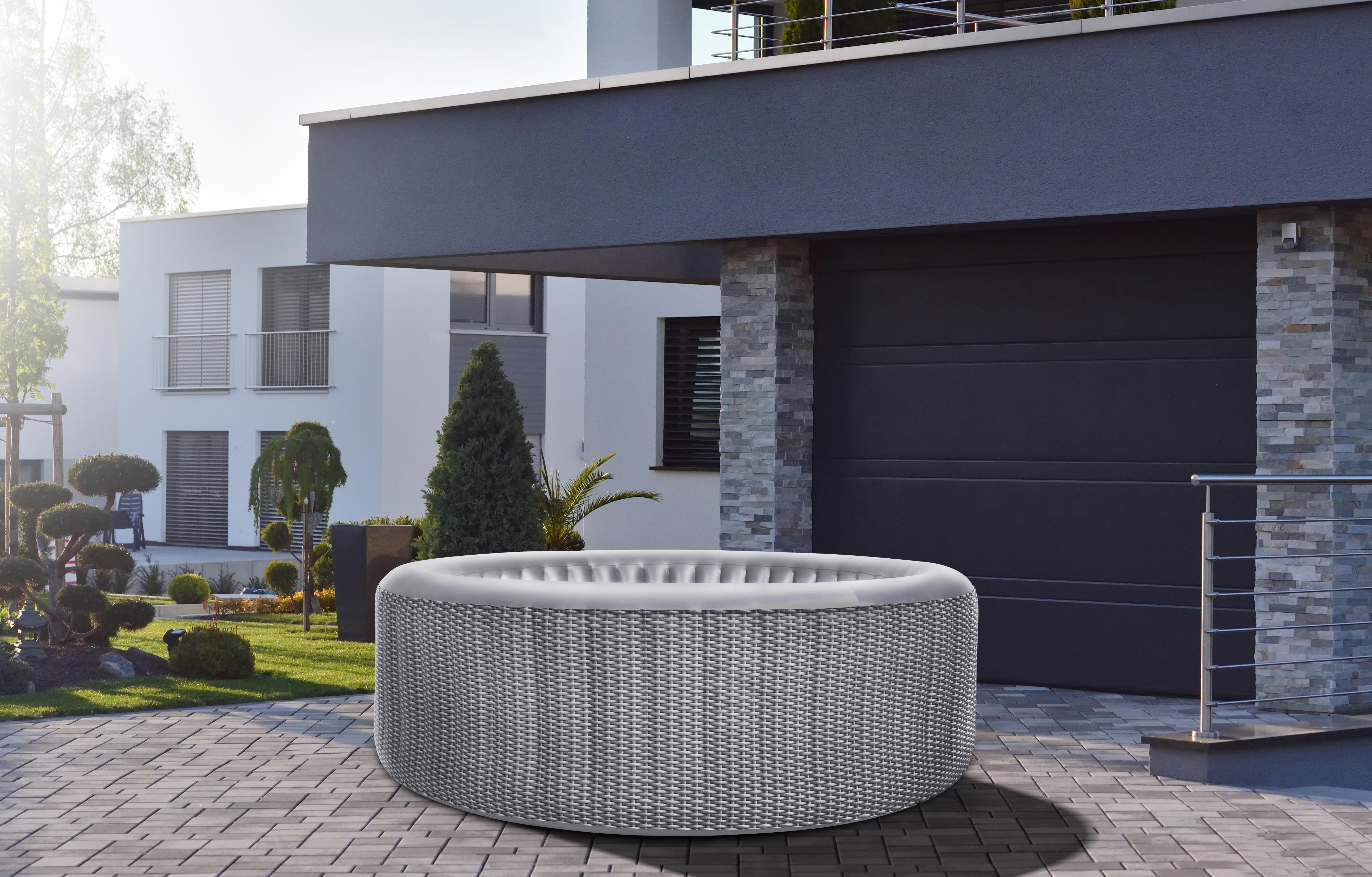 AVENLI Venice 6P Whirlpool, Silbergrau